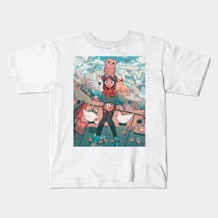 Bird girl Kids T-Shirt